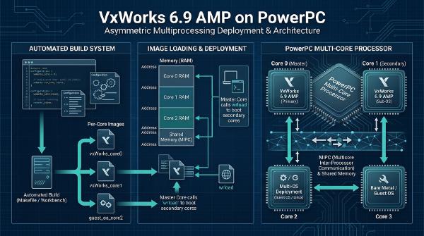 VxWorks 6.9 AMP: Multi-Core Image Builds and CPU Launch