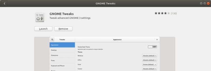 Ubuntu Gnome Tweaks